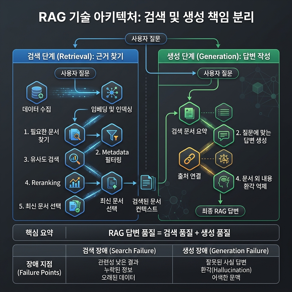 Retrieval과 Generation의 책임 분리